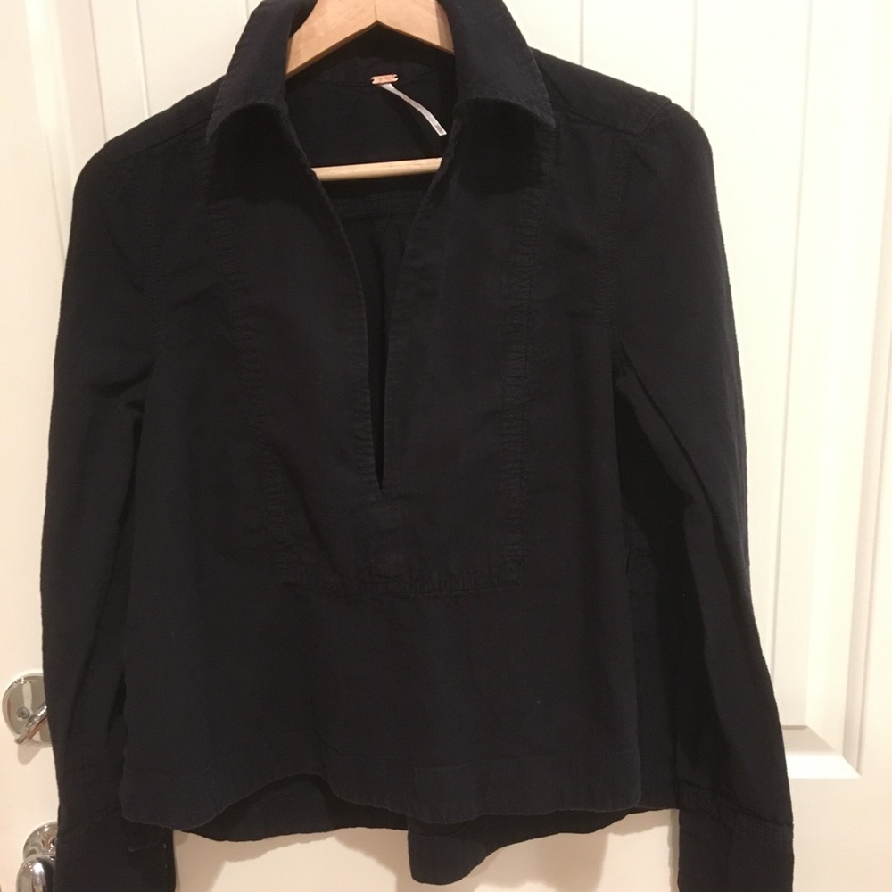 Free People linen/cotton shirt